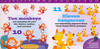 Learning How to Count with Animals: 1 of Me, 2 of Ewes, and 3 Pigs! (Board Book)*