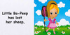 Little Bo Peep (Chunky Board Book) SIZE is 3.0 x 3.0 x .75 inches