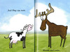 Lively and Lovable!  Jumping Cows Set of 4 (Paperback)