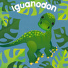 My Little Dinosaur Library Set of 10 (Chunky Board Books) SIZE is 3.0 x 3.0 x .75