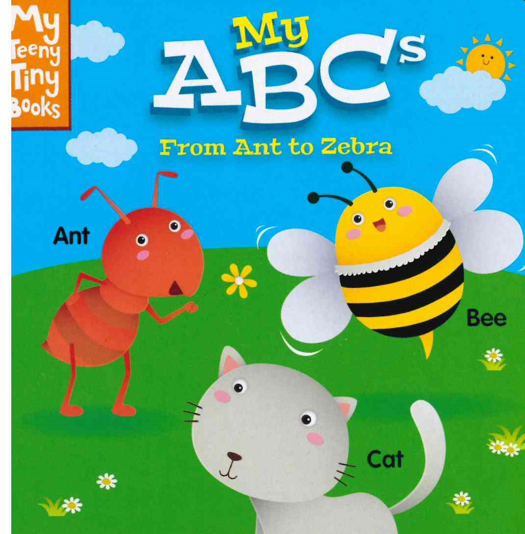 My ABCs: From Ant to Zebra (Chunky Board Book) SIZE is 3.70 x 3.70