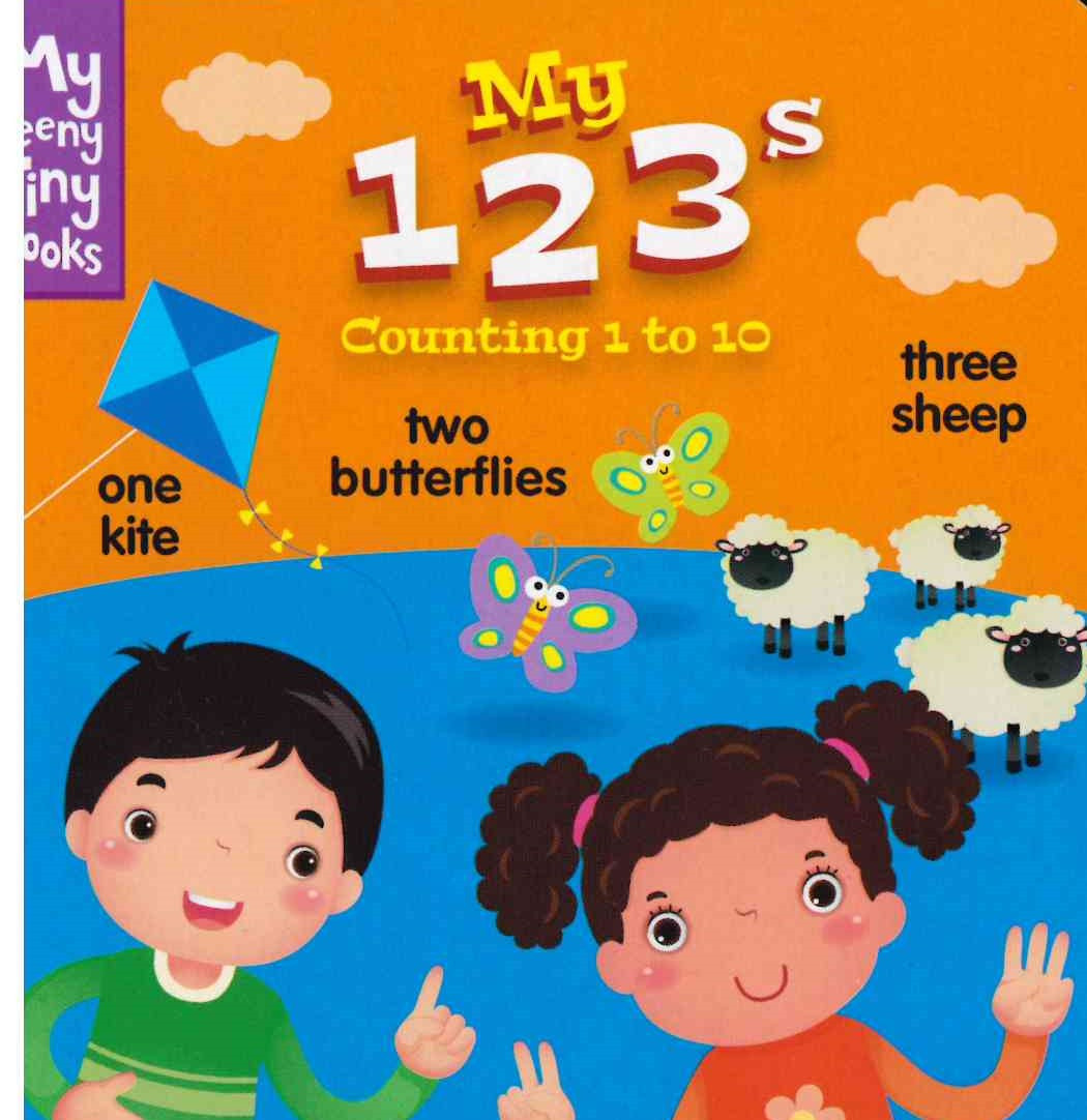 123's: Counting 1 to 10 (Chunky Board Book) SIZE is 3.70 x 3.70