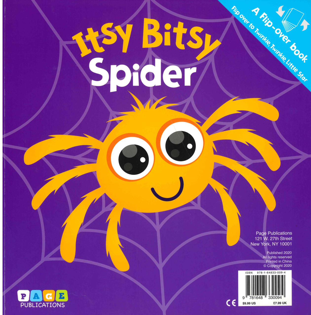 Twinkle Twinkle Little Star/Itsy Bitsy Spider: A Flip-Over Book (Paperback)  - Books By The Bushel