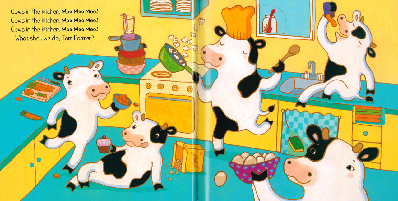 Cows in the Kitchen (Paperback w/ CD) - Books By The Bushel