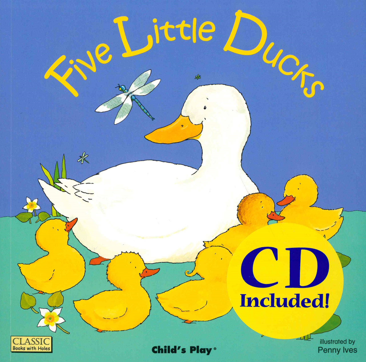 Five Little Ducks (Paperback w/ CD) - Books By The Bushel