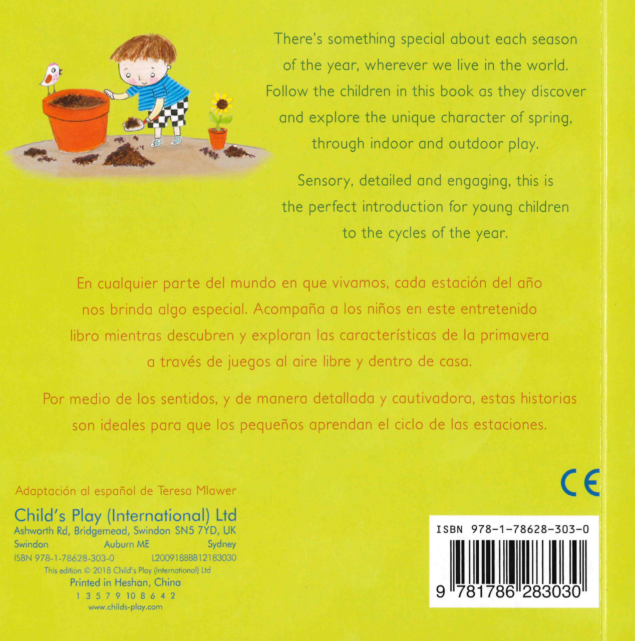 Seasons: Child's Play! Spanish/English Set of 4