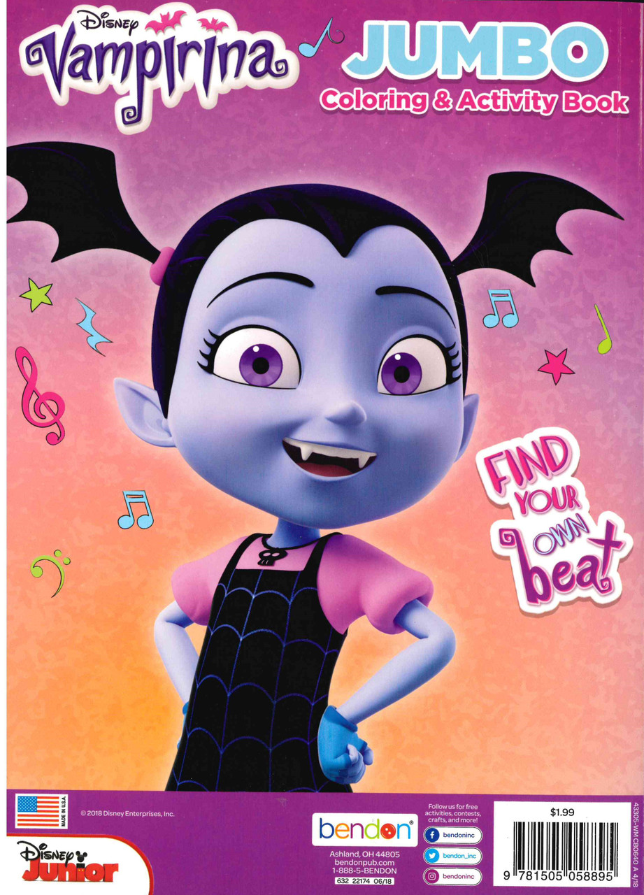Find Your Own Beat: Vampirina Jumbo Coloring Activity Book - Books By The Bushel, LLC.
