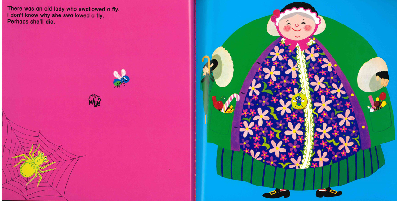 There was an Old Lady Who Swallowed a Fly (Paperback w/ CD