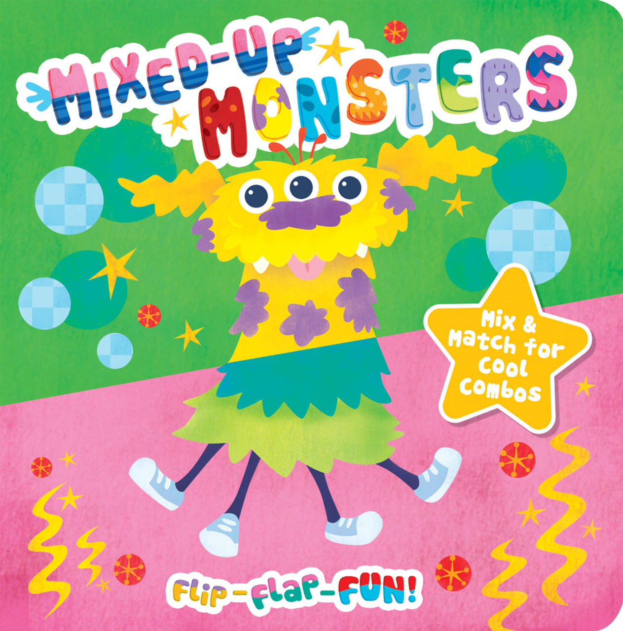 Mixed-Up Monsters: Flip-Flap-Fun (Board Book) - Books By The Bushel