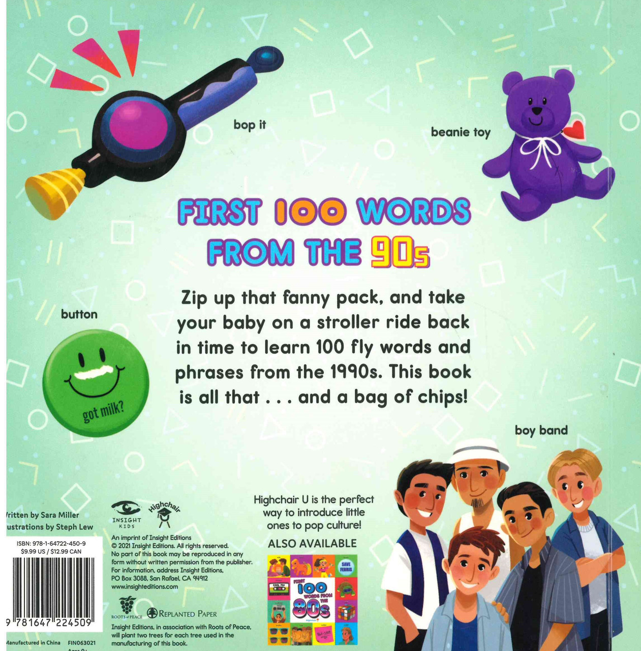 SALE-First 100 Words from the 90s (Board Book)-Clearance Book/Non