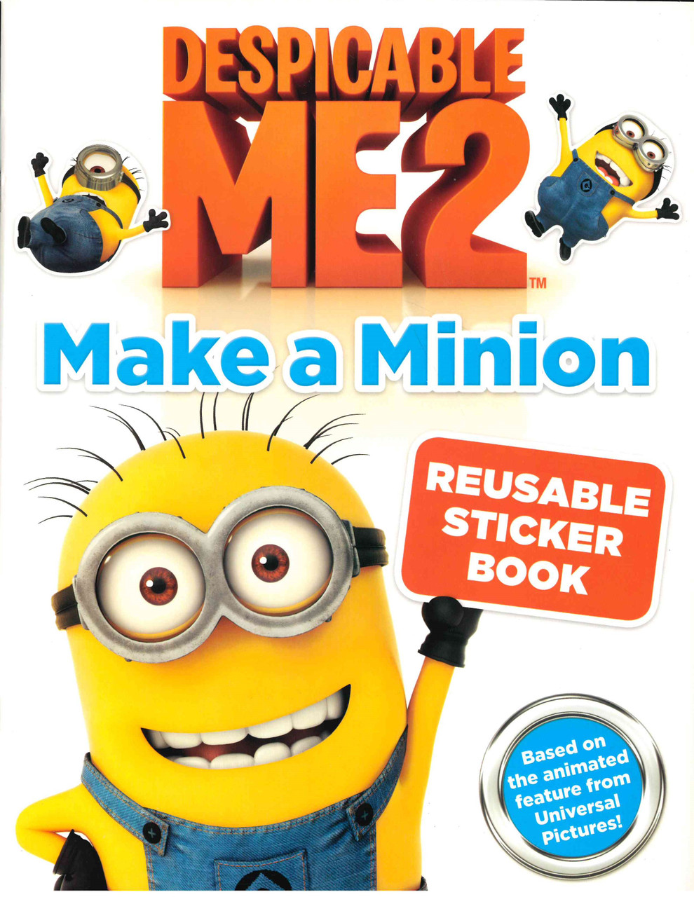 Kids Reusable Sticker Book Multiple Scenes Cartoon DIY Puzzle