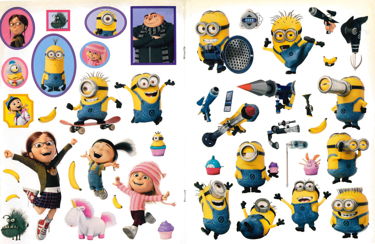 Make a Minion: Reusable Sticker Book (Paperback) - Books By The Bushel