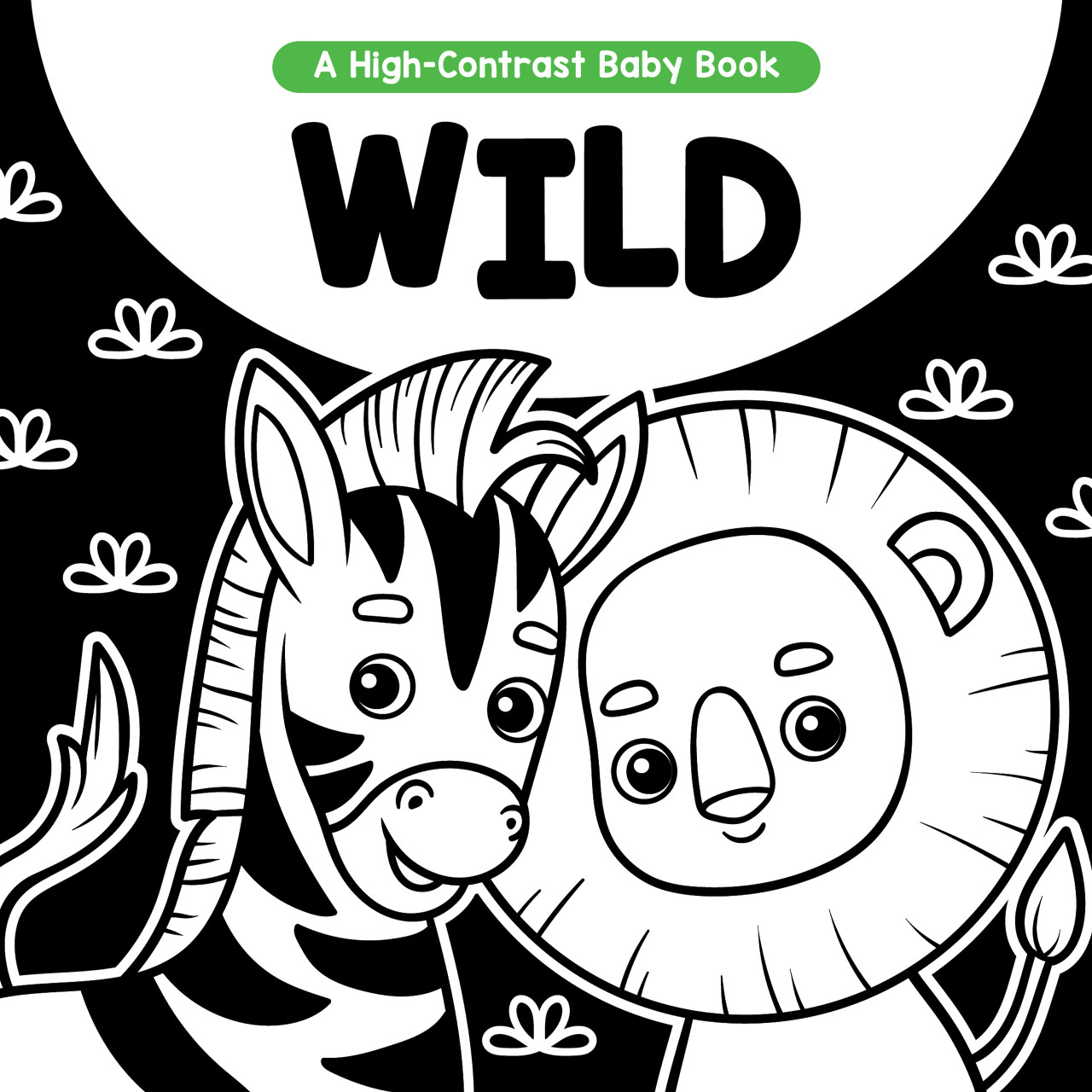 Wild: A High Contrast Baby Book (Board Book) - Books By The Bushel