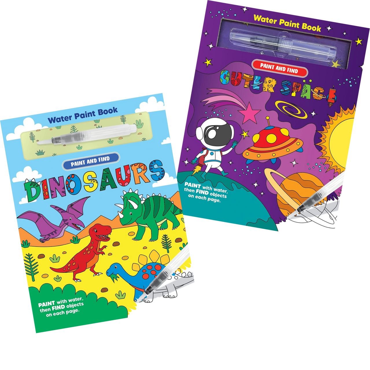 Paint and Find Dinosaurs (Board Book)