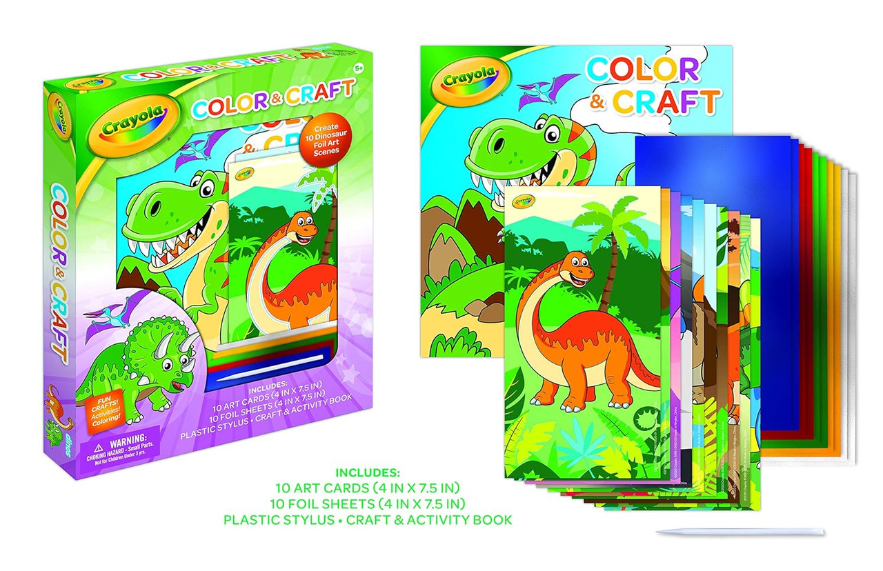 Colouring Book A4 - Crazy Crafts - Crafty Arts