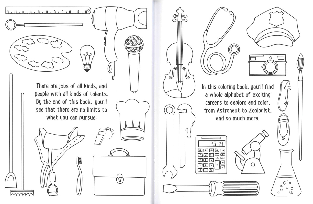 ABC What Can We Be? Coloring Book (Paperback) - Books By The Bushel