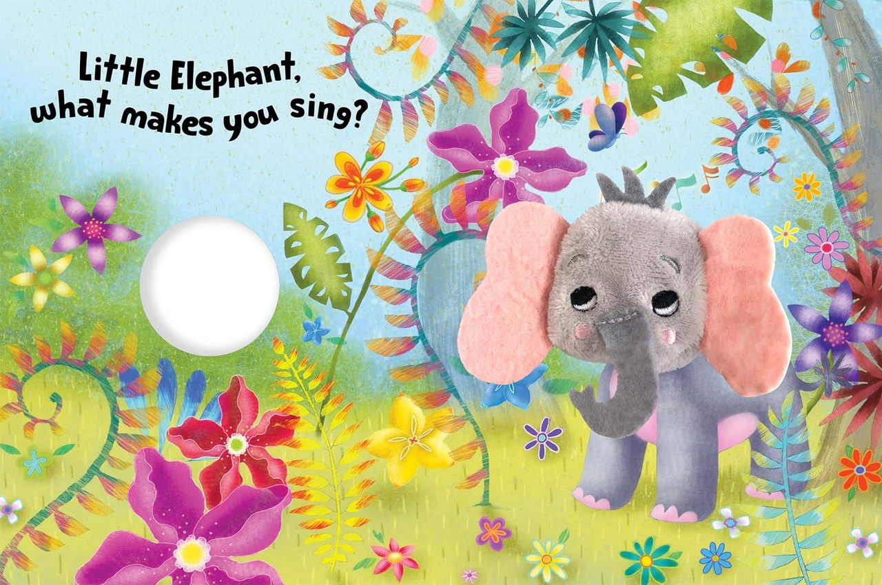 Little Elephant: Finger Puppet (Board Book) - Books By The Bushel