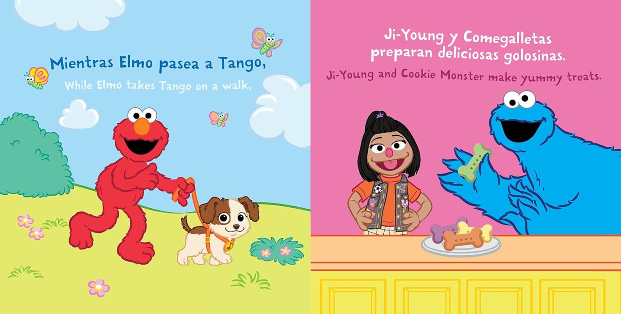 Elmo Says Surprise! Sesame Street (Spanish/English