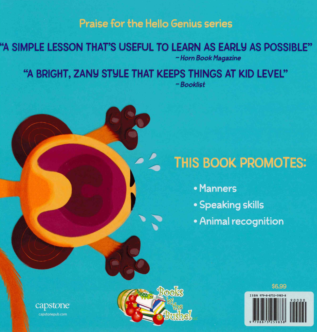 Little Monkey Calms Down (Paperback) 8.5 x 8.5 inches* - Books By
