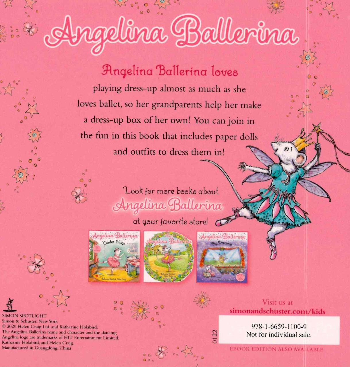 Angelina Ballerina Set of 8 (Board Book) - Books By The Bushel