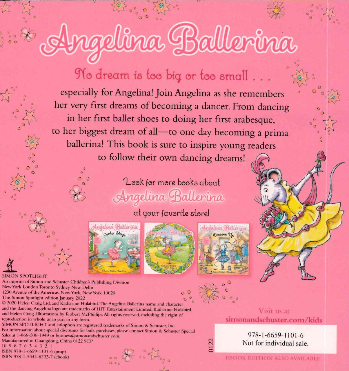 Angelina Ballerina Set of 8 (Board Book) - Books By The Bushel
