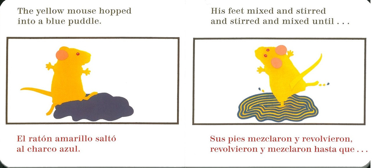 Mouse Paint/ Pintura de raton (Spanish/English) (Board Book