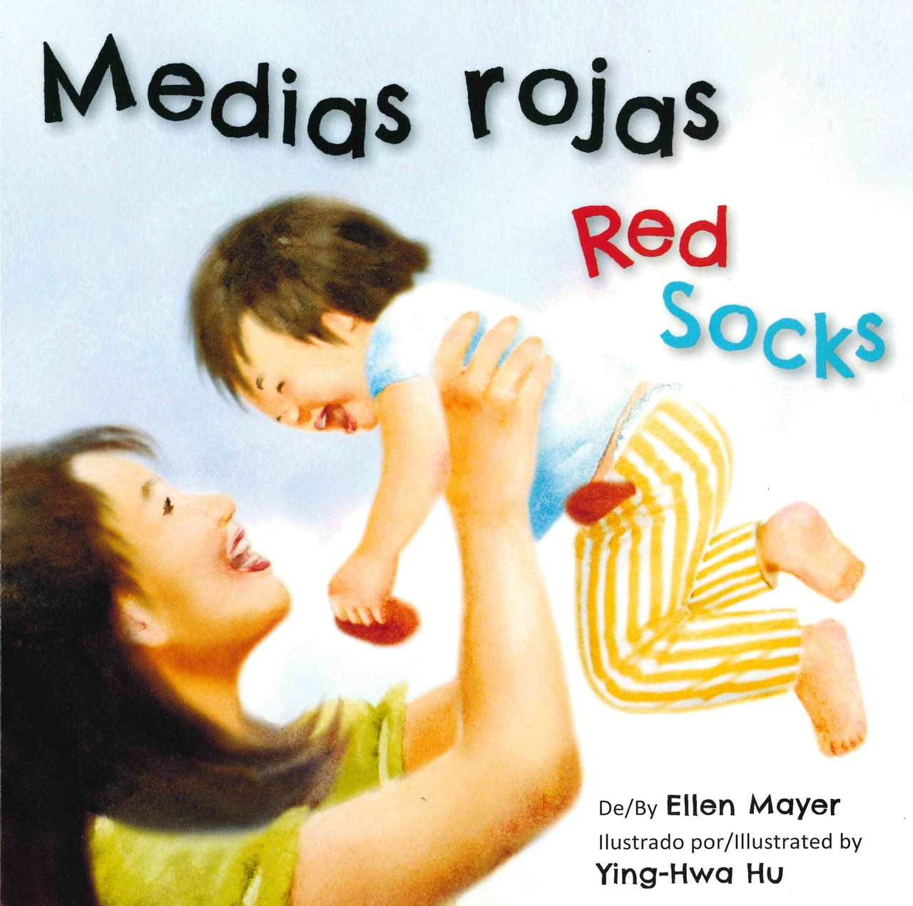 Red Socks/Medias Rojas (Spanish/English) (Board Book) - Books By The Bushel