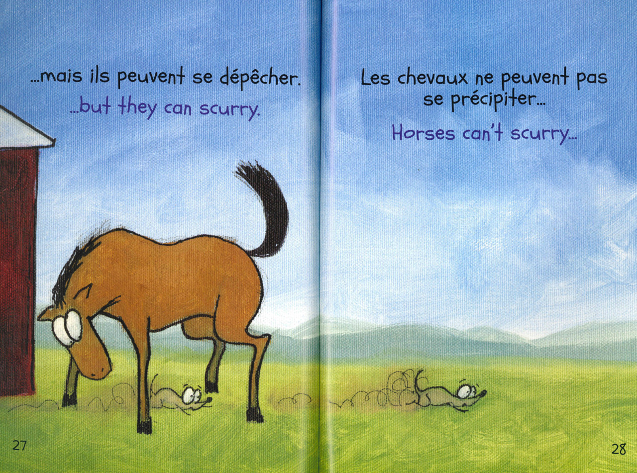 Cows Can't Jump (French/English) (Paperback) - Books By The Bushel