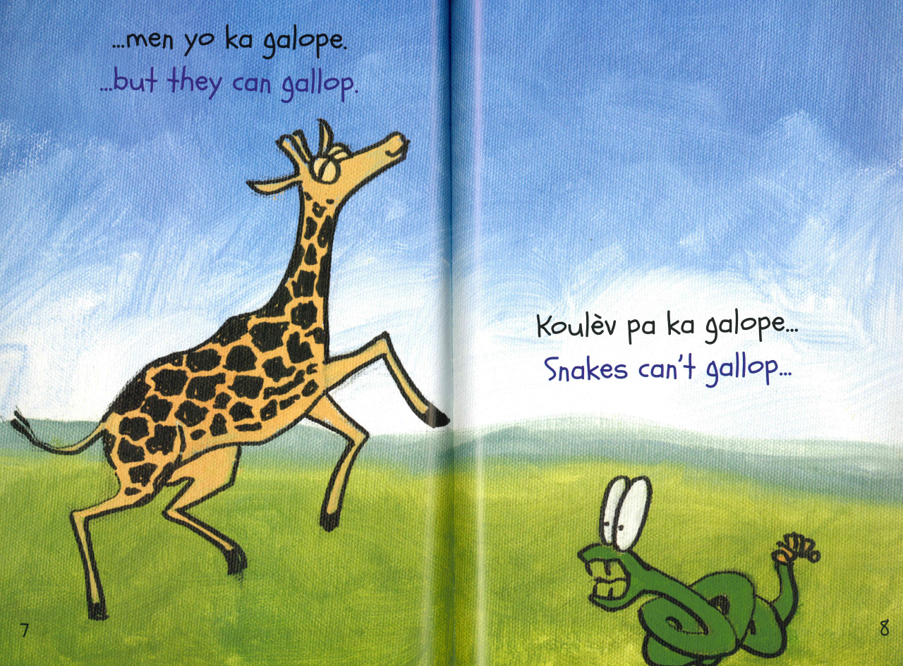 Cows Can't Jump (Haitian Creole/English) (Paperback) - Books By