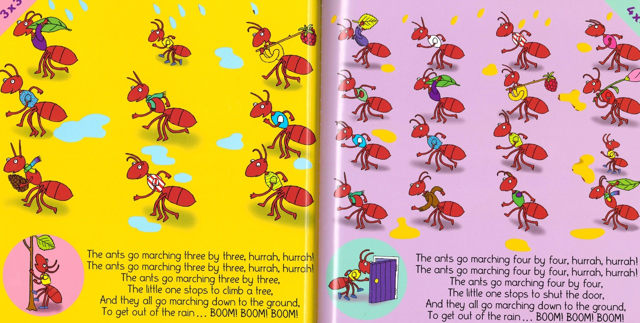 The Ants Go Marching! (Paperback with music CD) Books By The Bushel