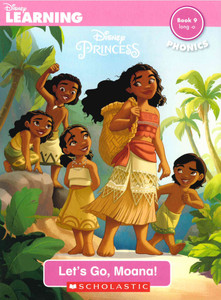 Let's Go, Moana! Phonics Book 9, long -o: Disney Learning (Paperback)-Clearance Book/Non-Returnable