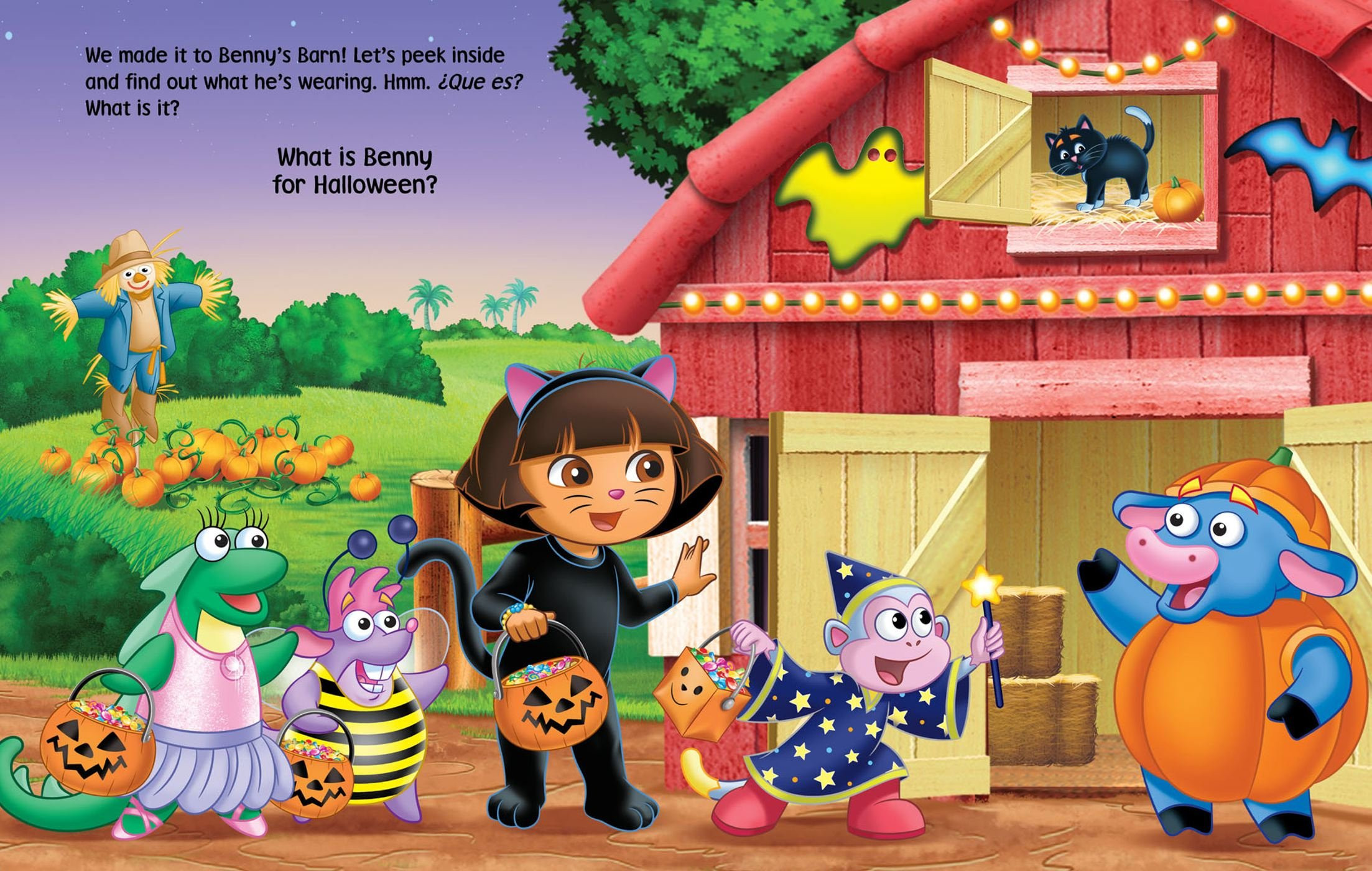 Say Boo! Dora the Explorer (Board Book) Books By The Bushel