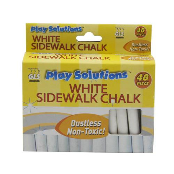 White Sidewalk Chalk (48 Piece)