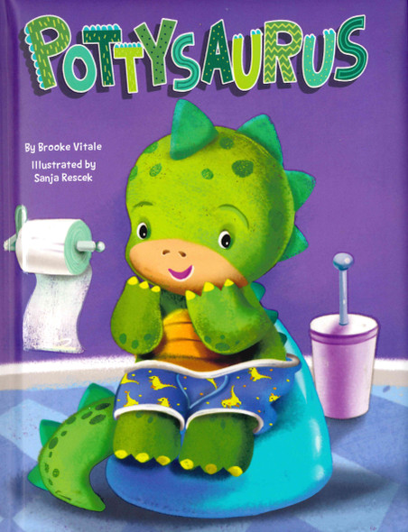Pottysaurus (Padded Board Book)- Clearance Book/Non-Returnable