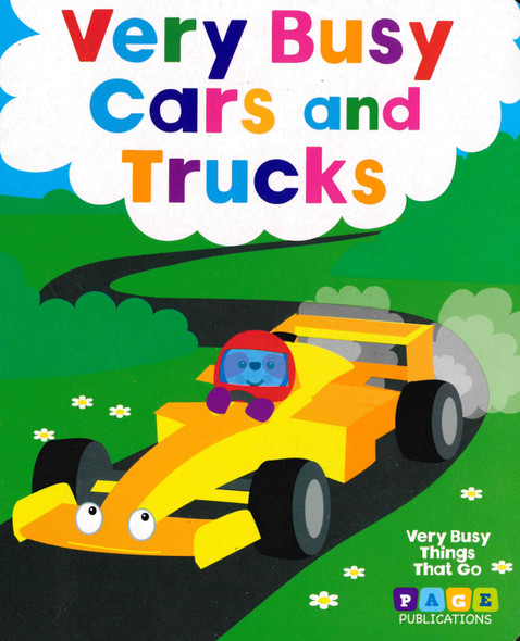 Very Busy Cars and Trucks (Board Book)-Clearance Book