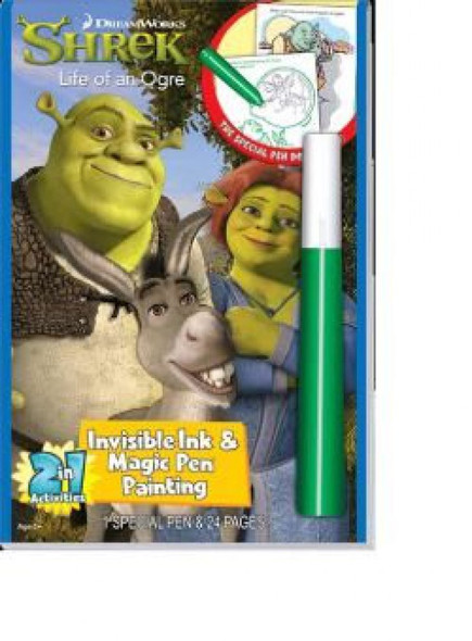 Shrek: Life of an Ogre Invisible Ink & Magic Pen Painting (Paperback)