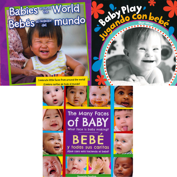 Amazing Babies Set of 3 (Spanish/English) (Board Book)*