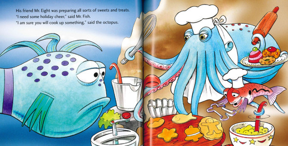 Pout-Pout Fish Christmas Spirit (Paperback)-Clearance Book/Non-Returnable