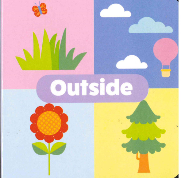 Outside: Little Learning (Chunky Board Book) 3 x 3 inches-Clearance Book/Non-Returnable