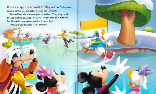 Donald's Ice Skating Adventure: Mickey Mouse (Hardcover)