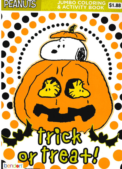 Trick or Treat! Peanuts Jumbo Coloring & Activity Book (Paperback)