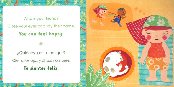 Loving Kindness: Happy Feelings for Little Ones (Spanish/English) (Board Book)-Clearance Book/Non-Returnable