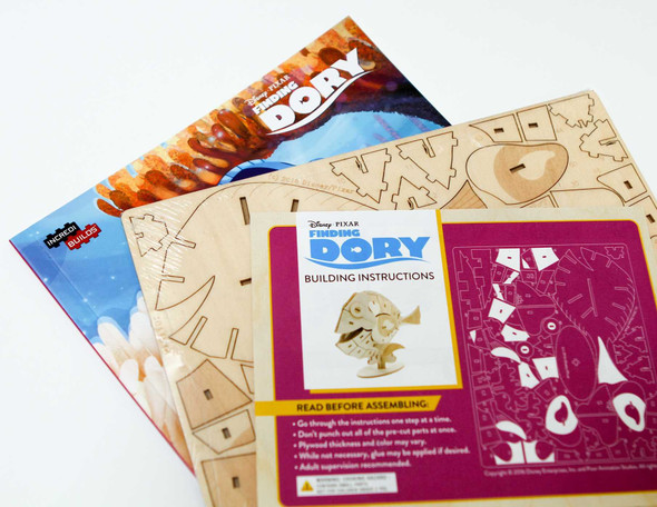 Incredi Builds Finding Dory 3D Wood Model