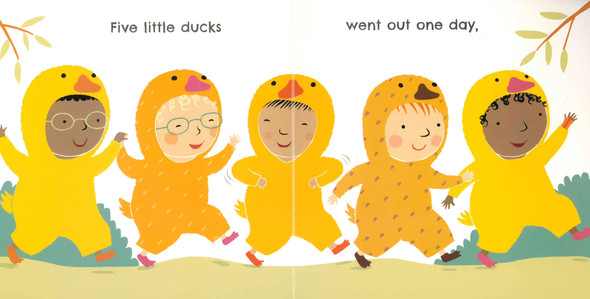 Five Little Ducks: Hands-On Songs (Board Book)* - Books By The Bushel