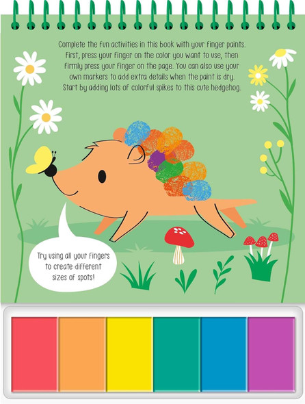 Finger Painting Farm: Easel Coloring Book