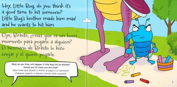Why Do You Hit, Little Bug? (Spanish/English) (Paperback)