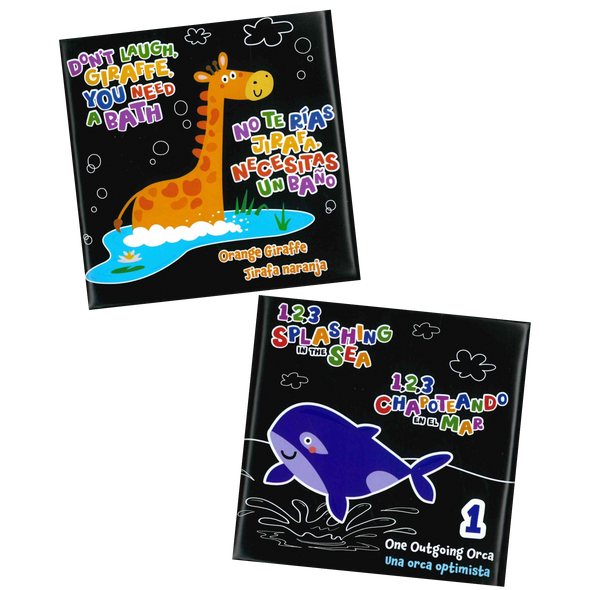 Numbers and Colors Set of 2 (Bath Book) (Spanish/English)