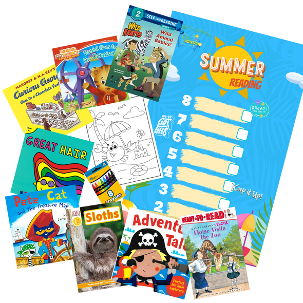 Sizzling Summer Reading Challenge! Set of 8 Books and More! (Paperback)*
