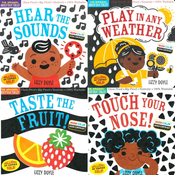 High Contrast Baby! Set of 4 (Indestructibles)*