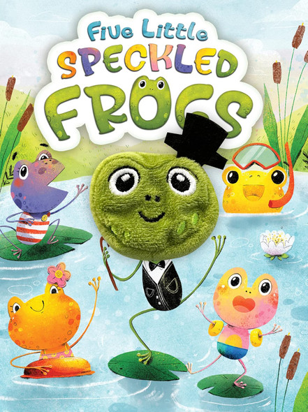 Five Little Speckled Frogs: Finger Puppet (Board Book)